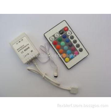 24 key Infrared micro control unit Led Rgb Controller for f